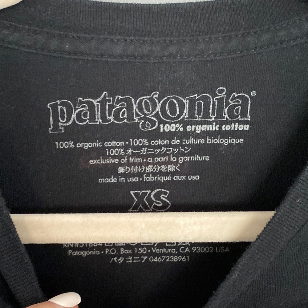 Patagonia Freedom to Roam Black Long Sleeve Buffalo Graphic Tee T-shirt - Picture 2 of 6